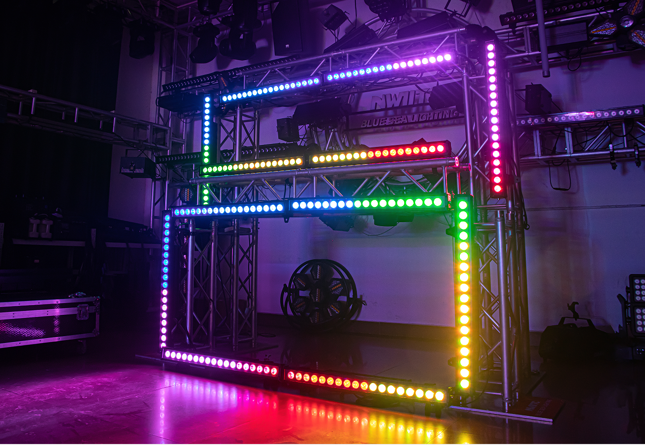 Outdoor 18pcs 18W RGBWA UV 6in1 Pixel Led Wall Washer nightscape lighting