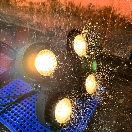 Outdoor 4x100W COB Audience Light 2in1 Warm White and Cool White