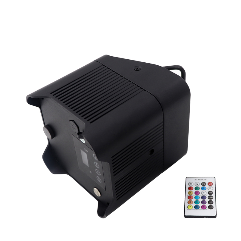 Outdoor 9x18W RGBWA UV Battery-Powered Wireless DMX LED Uplight with WiFi App Control