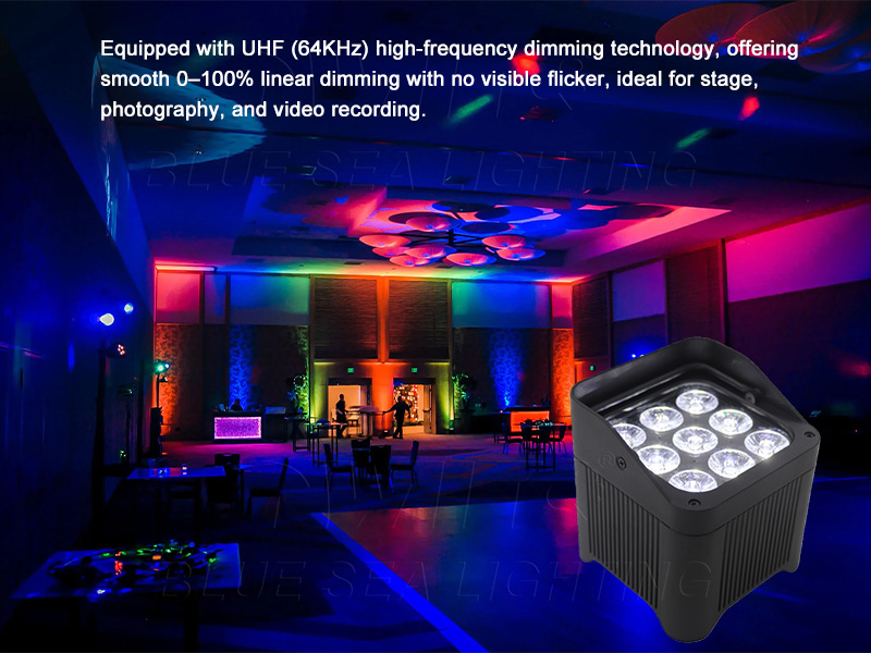 9x18W RGBWA UV LED Uplight IP65