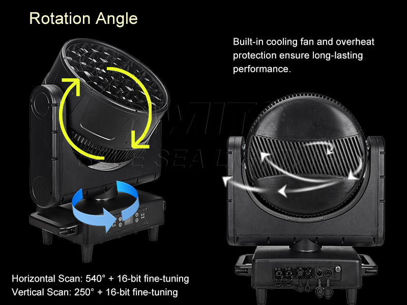 Pixel control RGBW BEE EYE stage light