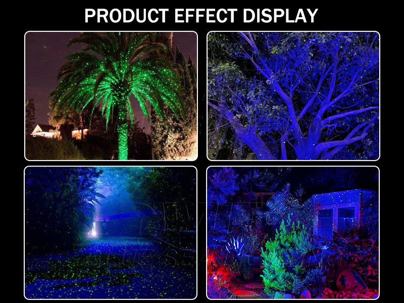Waterproof firefly effect laser light