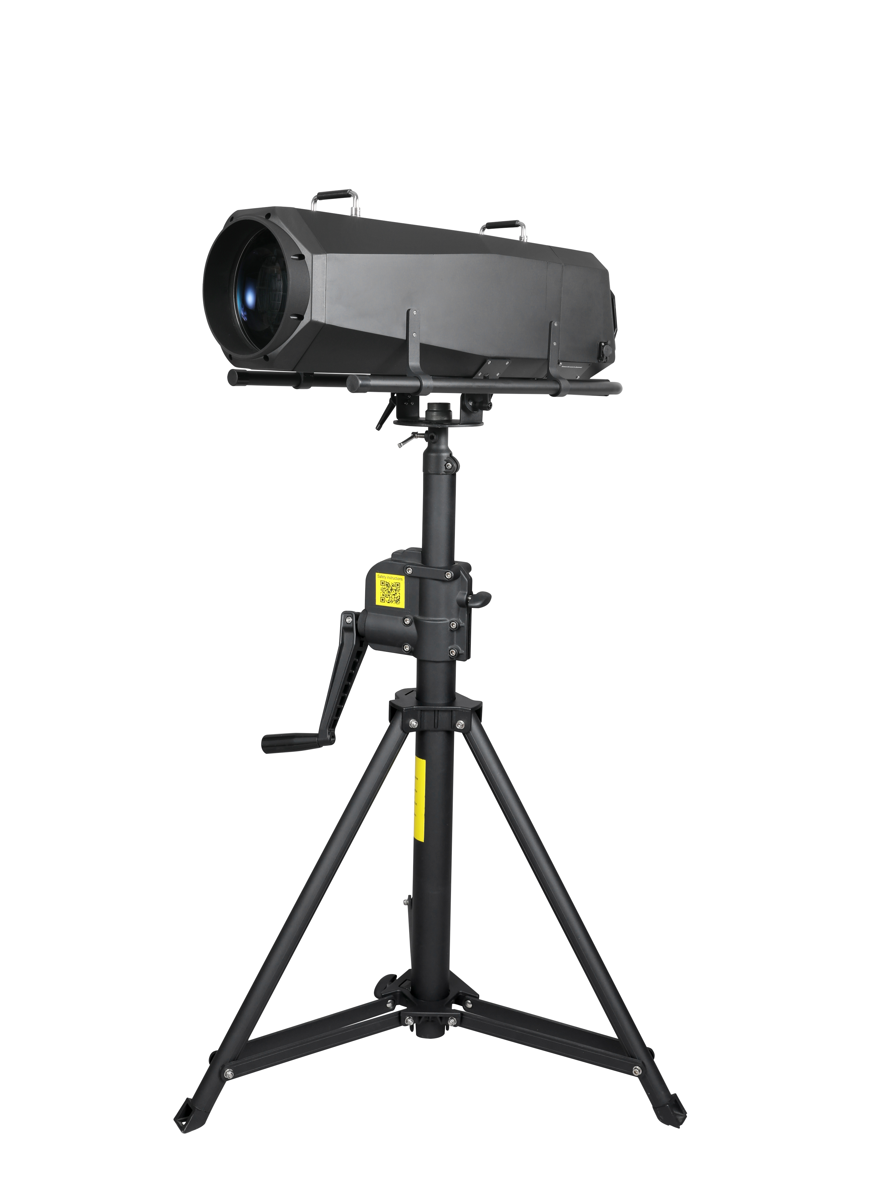 Outdoor IP Waterproof 1200w Gobo LED Follow Spot Light with stand and flightcase