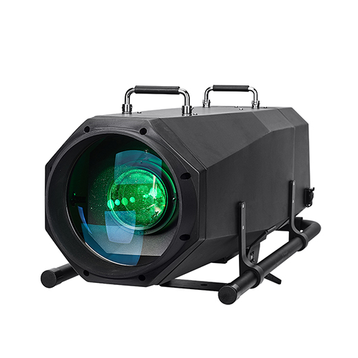 Outdoor IP Waterproof 1200w Gobo LED Follow Spot Light with stand and flightcase