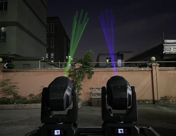 Outdoor Waterproof 120W White Laser Beam Moving Head Light 