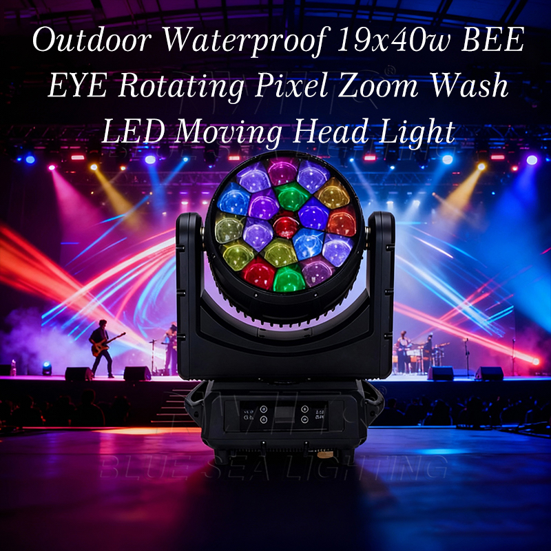 Outdoor Waterproof 19×40W Bee Eye LED Moving Head