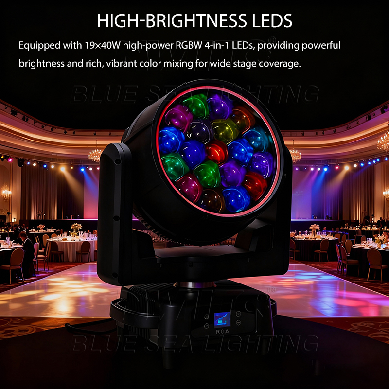 LED Pixel Zoom Wash Moving Head for Outdoor Stage