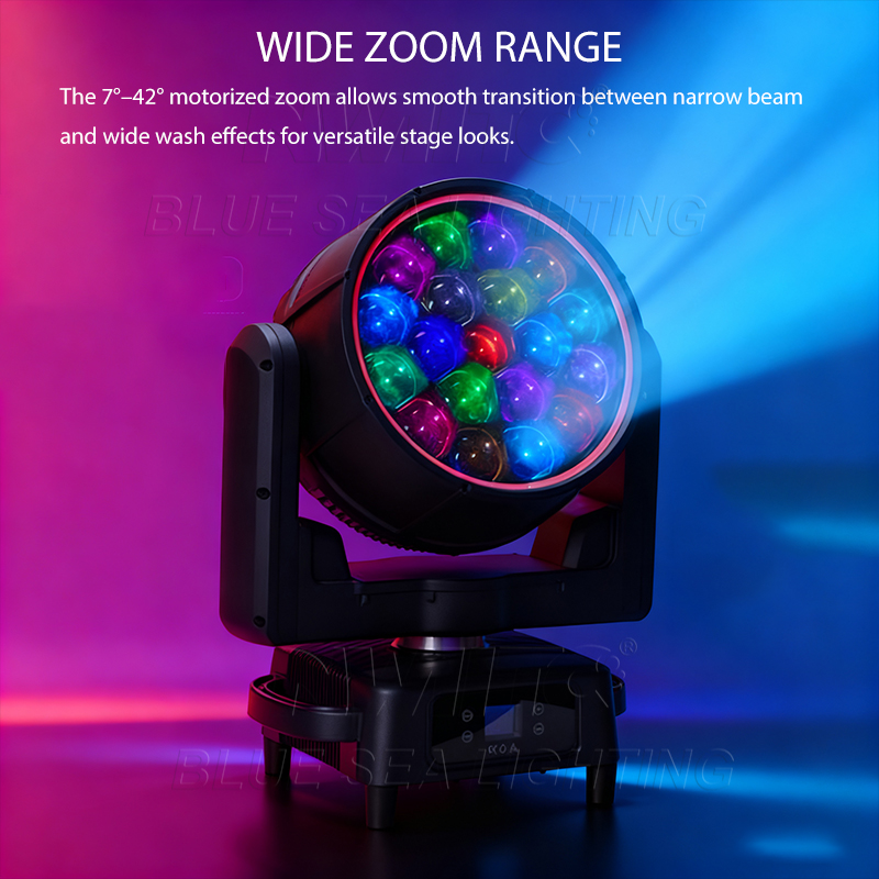 IP65 Waterproof LED Moving Head Wash Light