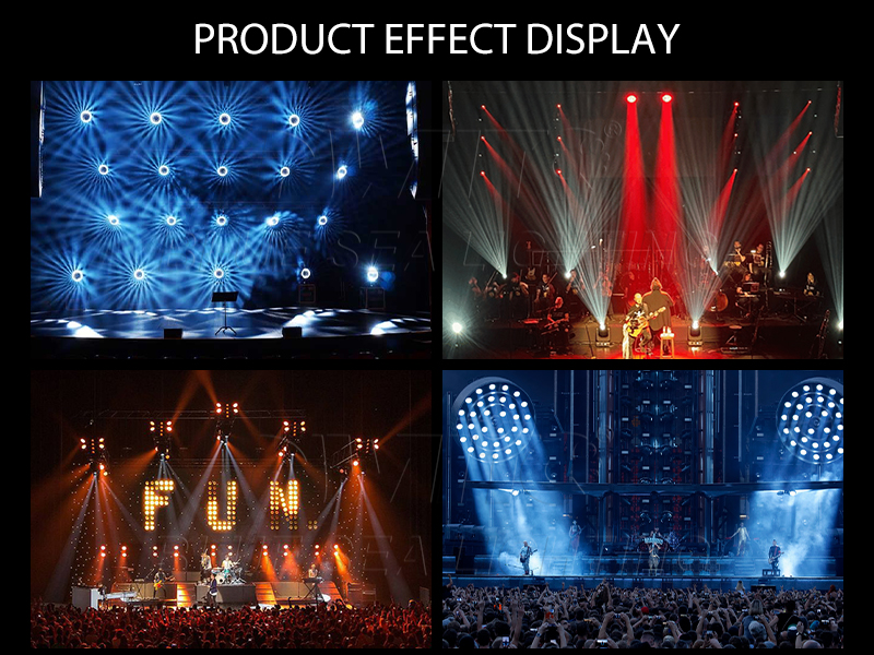Rotating Pixel Zoom Moving Head for Concerts