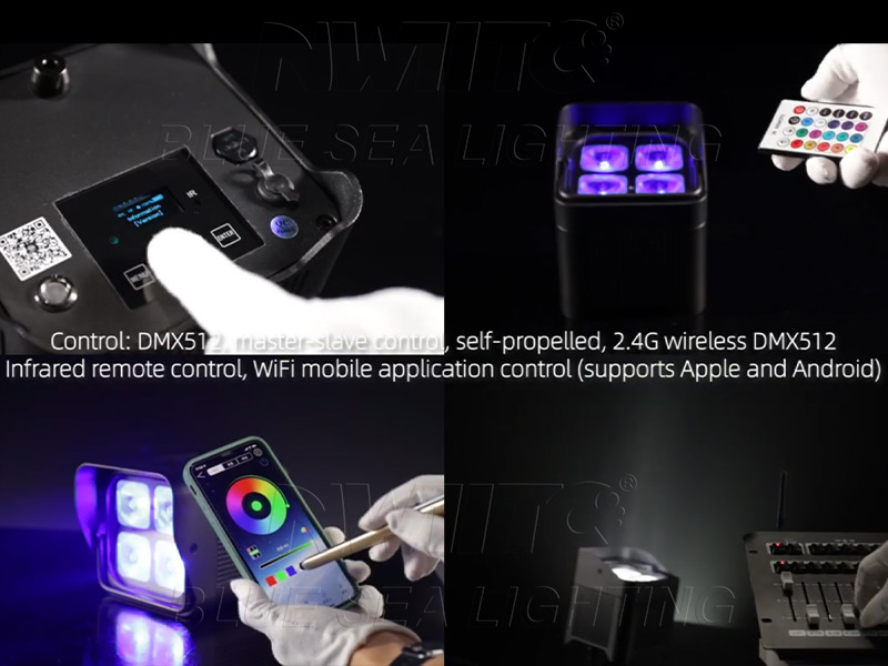 Wireless DMX Battery Uplight Light
