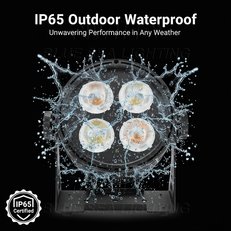 Outdoor 4x50W COB LED Par Lighting Fixture