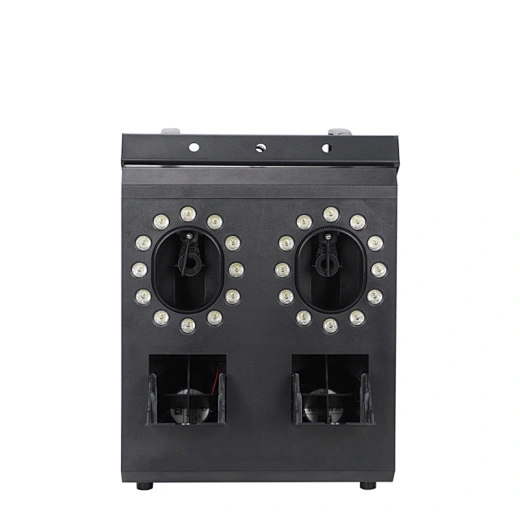 Plastic Two output 900w RGB 3in1 LED Bubble Fog Machine
