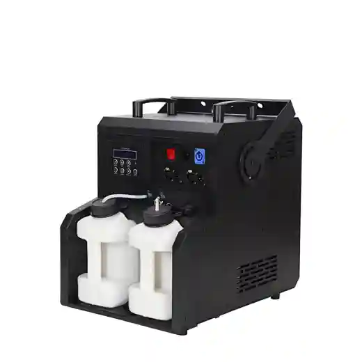 Plastic Two output 900w RGB 3in1 LED Bubble Fog Machine