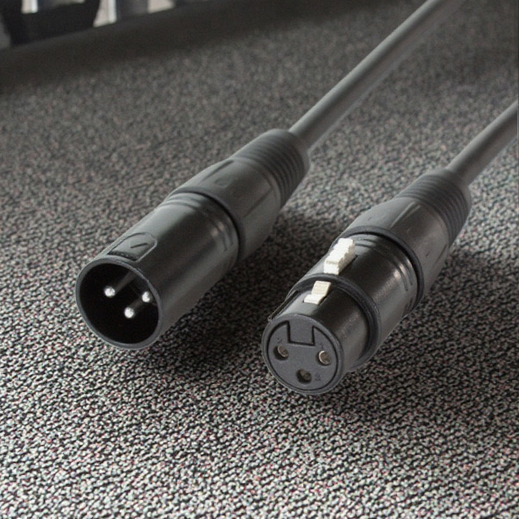 Pro Stage Indoor DMX Lighting 3pin 5pin XLR Cable Power Distribution Equipment