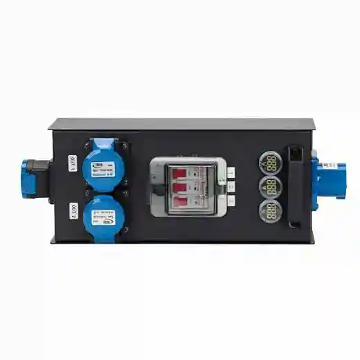 Portable 2 Road CEE 16A Ouput CEE 16A 3 Pin Input And Output