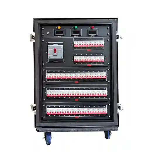 Power Distributor Box with 8x 220V Socapex Outputs and 6x 110V Edison Outputs