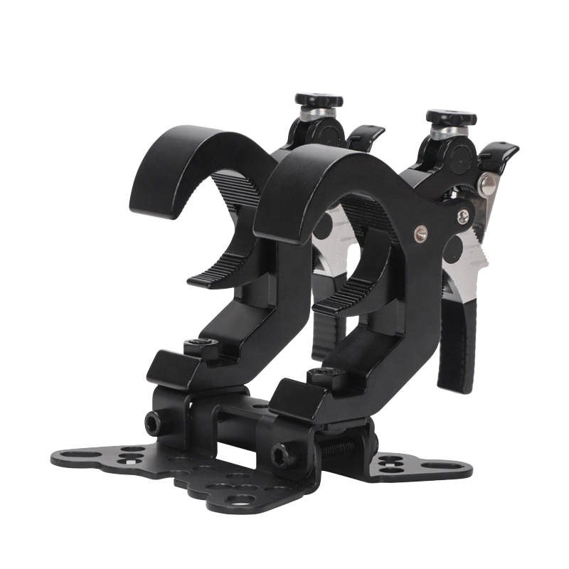 Foldable Hooks 45-60MM OD 100kg Load Capacity Folding Quick Clamp for Stage Lighting
