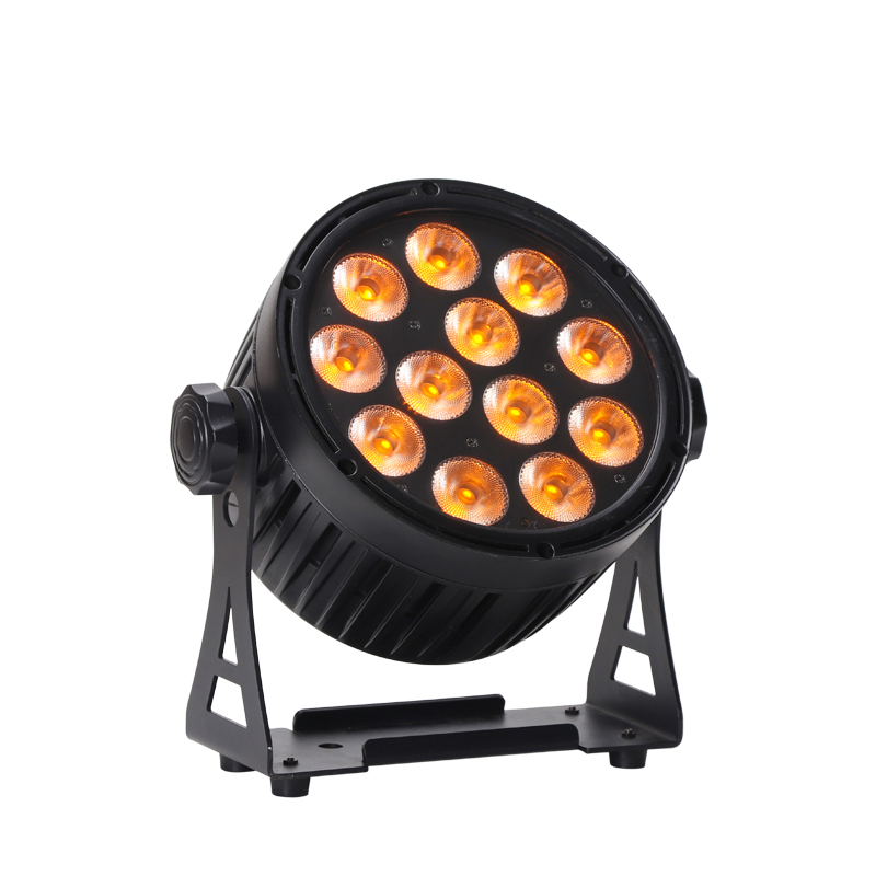 Outdoor  12x18W  RGBWA UV 6in1 LED Par Can Light Aluminum Body DMX512 Control