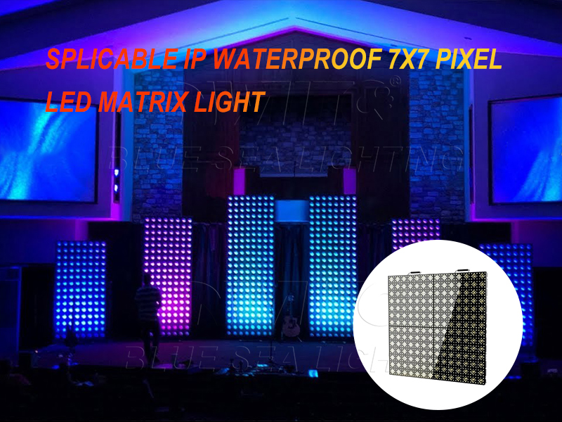 IP66 waterproof 7x7 LED matrix light