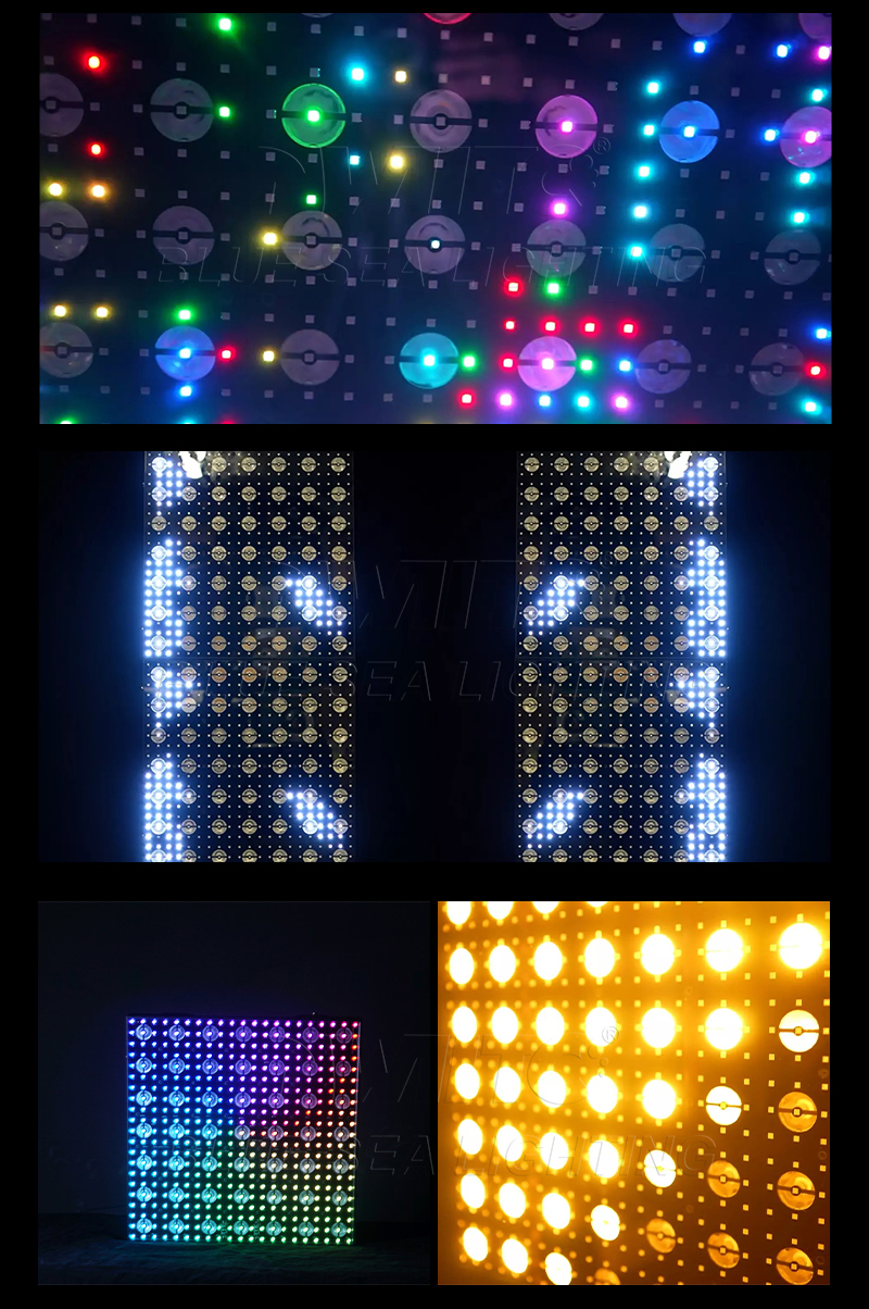 Outdoor pixel LED lighting