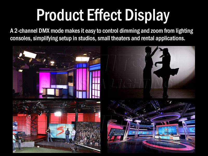 300W White LED Fresnel Stage Light