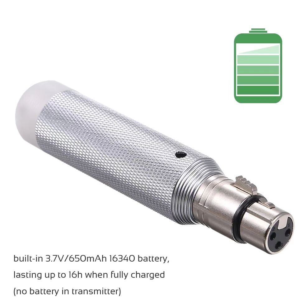 Transmitter Battery Powered Wireless 2.4G DMX512 signal Receiver