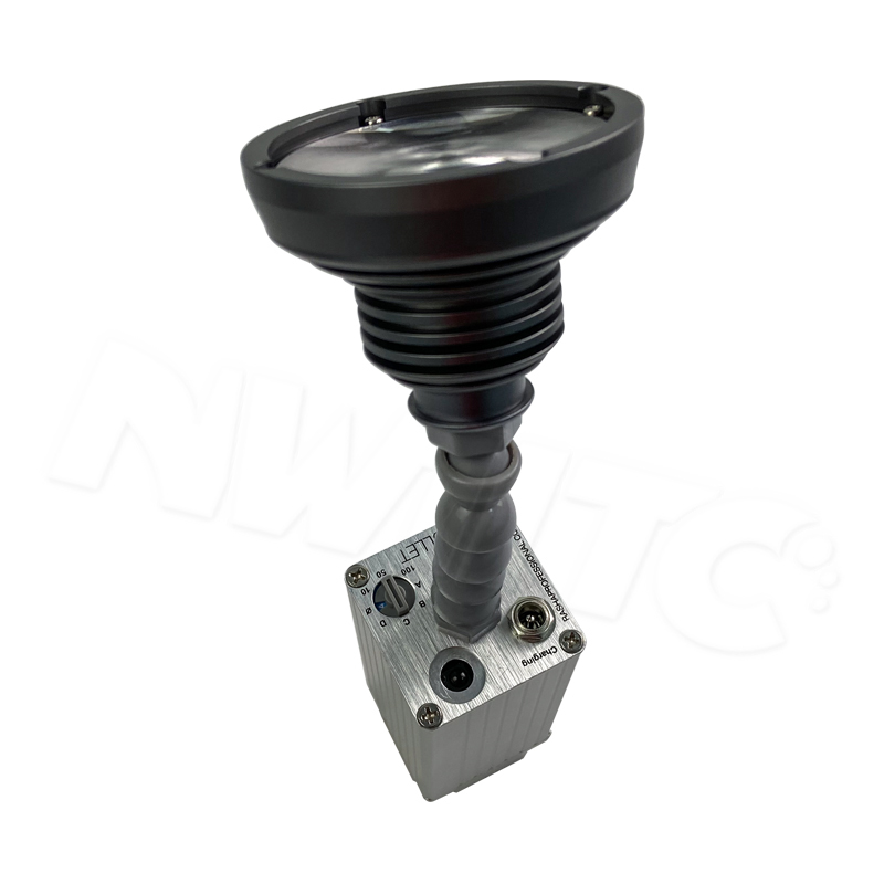IR Super Strong Magnet Base Zoom 10W Single LED Flashlight Spot Light