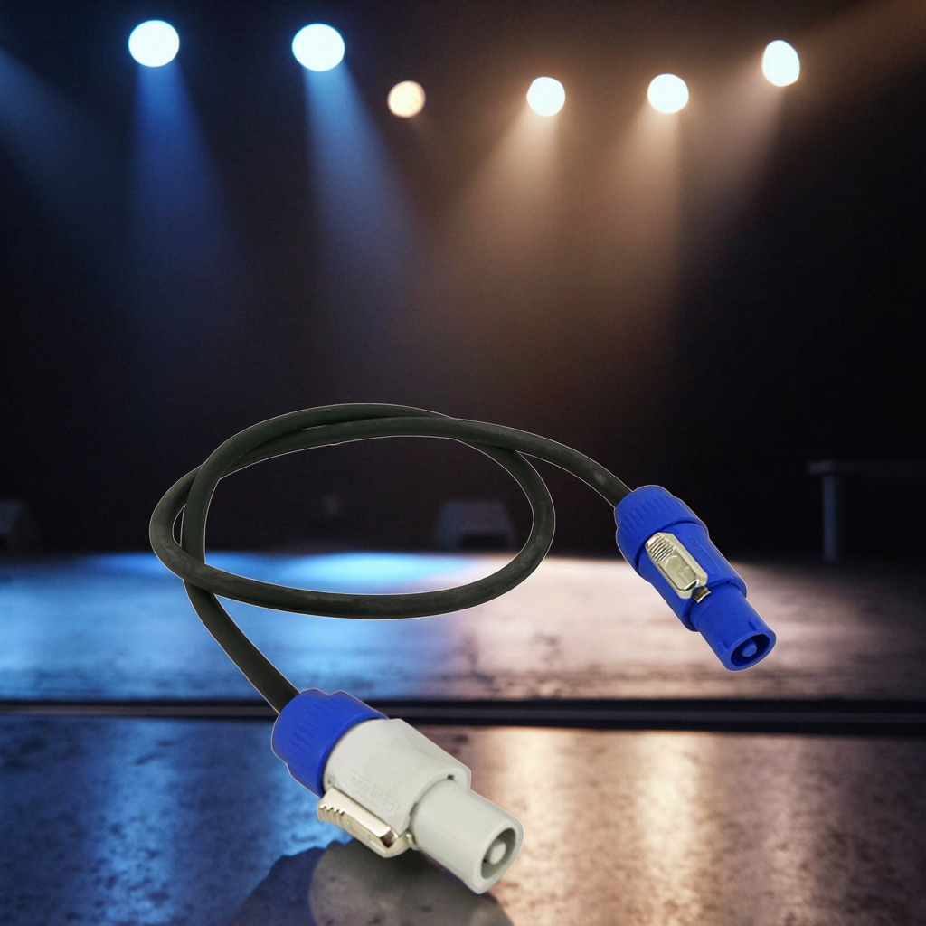 10m Powercon Truth to Powercon Truth Extension Power Cable 3X2.5mm2