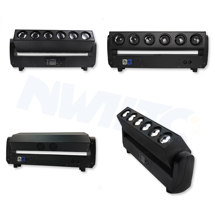 6x40W LED Beam Moving Head Light with Pixel Control for DJ Wedding Party Events