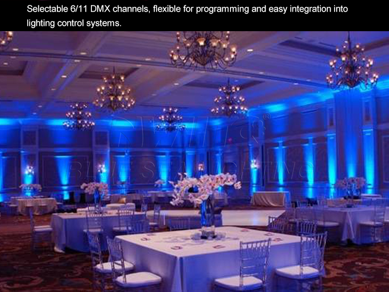 Wireless DMX LED wall washer