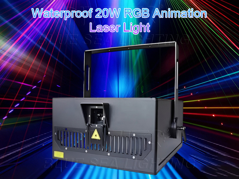 Waterproof 20W RGB Animation Laser Light
