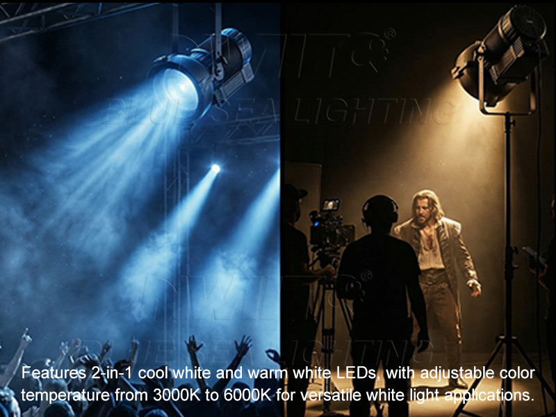 300W Electric Zoom LED Fresnel Light