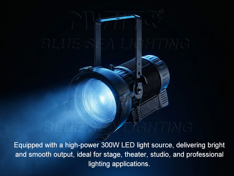 2-in-1 CW WW White LED Fresnel Light