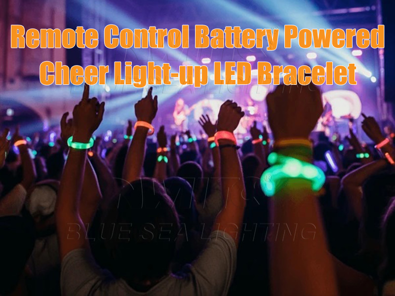 Wireless Rechargeable LED Cheer Bracelet for Concerts
