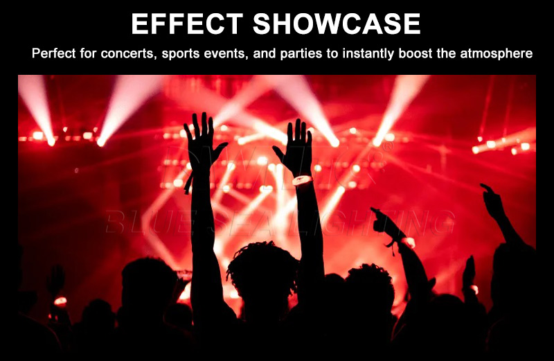 Crowd Interaction Wireless LED Cheer Bracelet