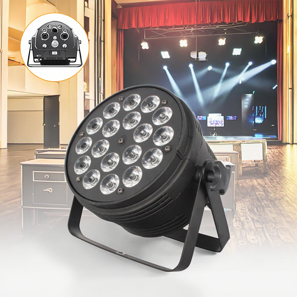 18x10W RGBW Uplight LED Flat Par Can for DJ & Wedding Lighting