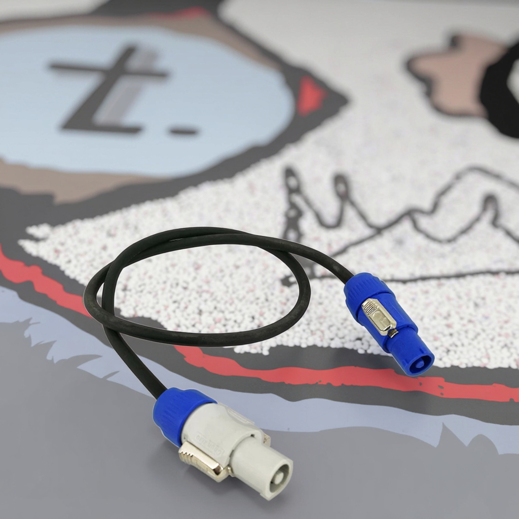 10m Powercon Truth to Powercon Truth Extension Power Cable 3X2.5mm2