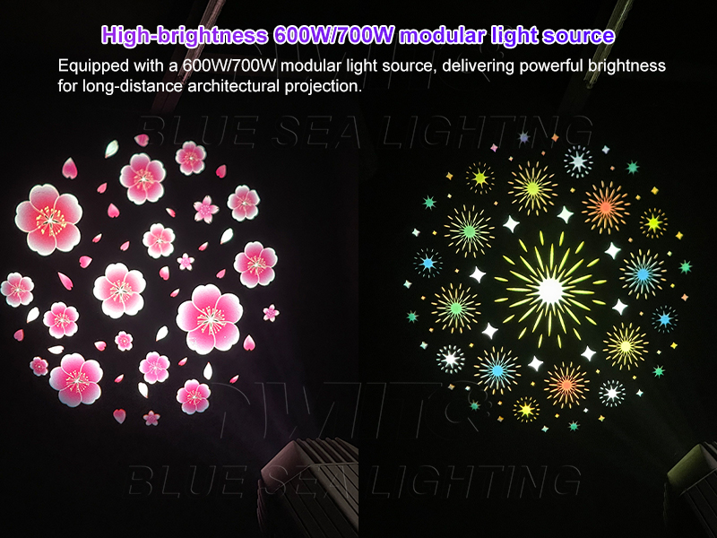 Outdoor Architectural Gobo Projector Light 600W 700W