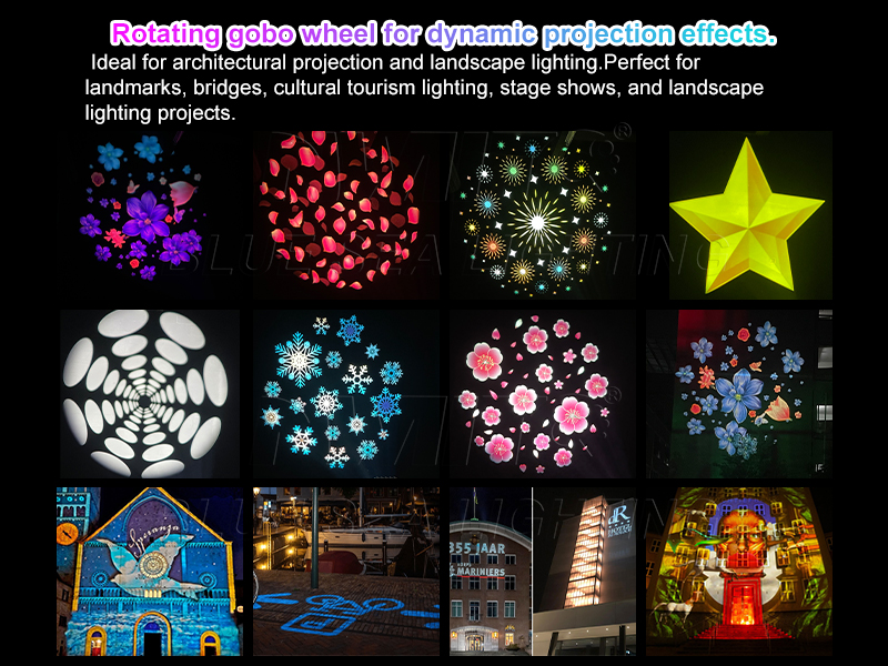 600W 700W Building Projection Gobo Light