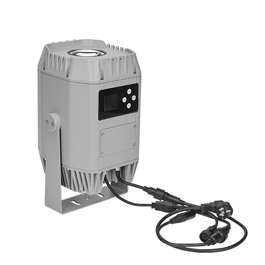 Zoom IP Waterproof 100w/150w 6pcs Picture Rotating Pattern Projector Light