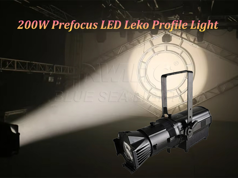 200W Prefocus LED Leko Profile Light for Stage Lighting