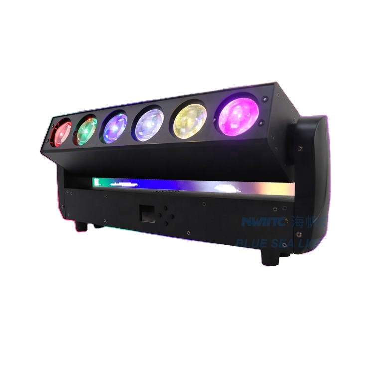 L-37 High Quality RGBW 4in1 Beam Wash Zoom LED Moving Head Light 40W for KTV Disco Stage DJ-New Pixel 6x40W
