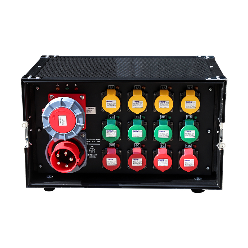63A 5PIN Input&output 12 Road 16A Waterproof Output Power Distributor