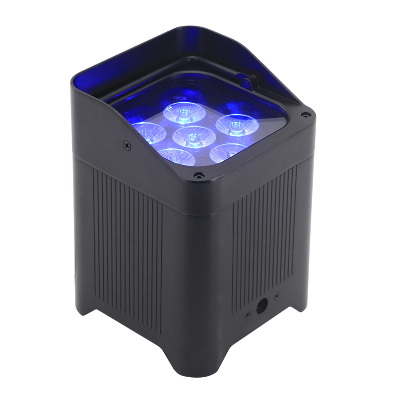 6x18W RGBWA UV 6in1 Battery Wireless LED Par Light – DMX Control for Party, DJ, KTV & Nightclub Stage Lighting
