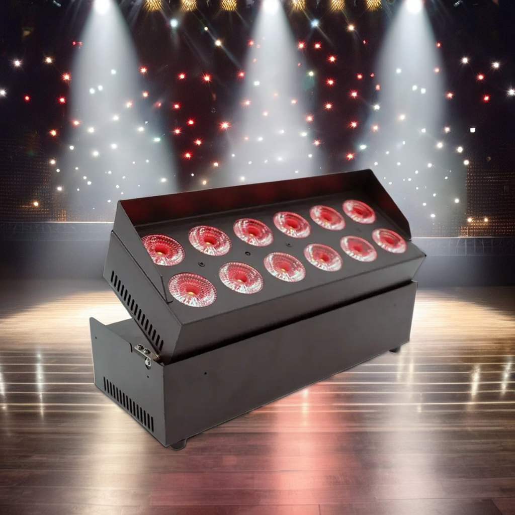 L-119 Wireless Battery Powered 12x18w Rgbwa Uv 6in1 bar Led Par Can Stage Lights