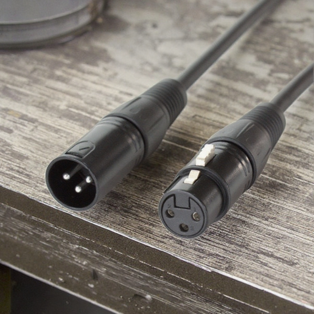 Pro Stage Indoor DMX Lighting 3pin 5pin XLR Cable Power Distribution Equipment