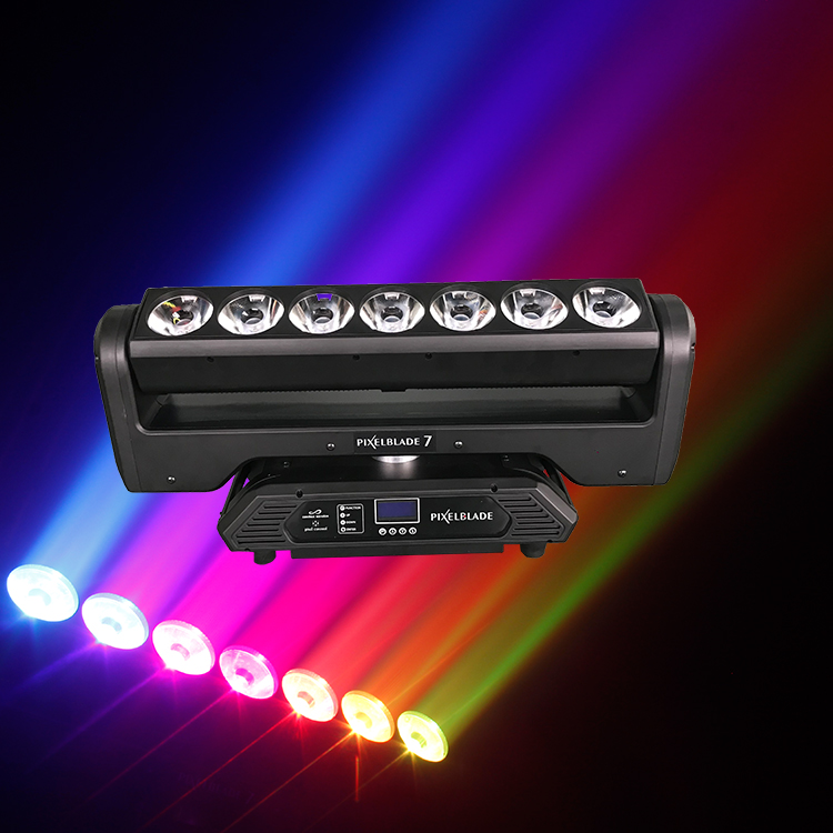 Disco 7x15w Rgbw 4in1 Pixel Blade Magic Mapping Led Moving Head Light