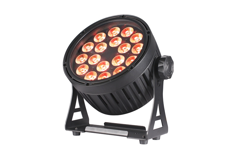 Outdoor Wedding DJ 18x18w RGBWA UV 6in1 LED Par Can for Landscape Bars Weddings Disco Nights Application