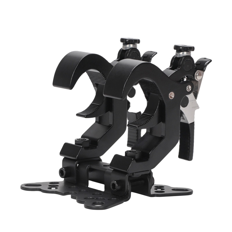 DJ Disco 100kg Load 45-60MM OD Quick Foldable Light Clamp Hook for Stage Lights