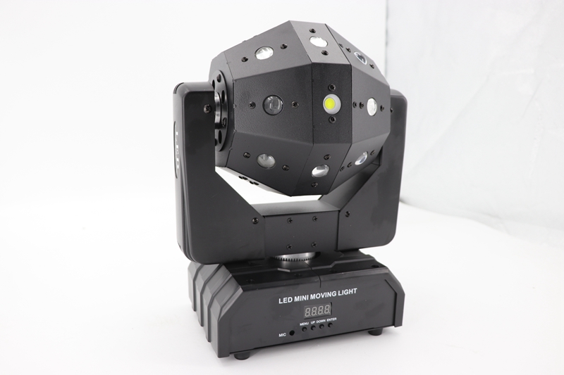 L-107 DJ Disco 16x3w RGBW 4x15w Strobe Red Green Laser Stage Lights LED Moving Head Light
